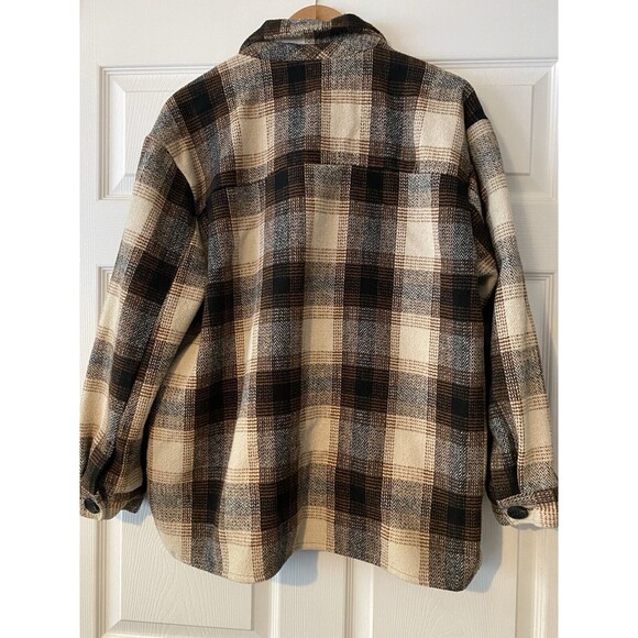 Rue 21 Women's Brown and Tan button up Jacket size XL - Picture 7 of 7